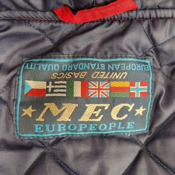 VINTAGE Unisex! *MEC* EUROPEOPLE Outdoor Winter Hoodie Jacket Size 40 (S/M) Red - Picture 9 of 16